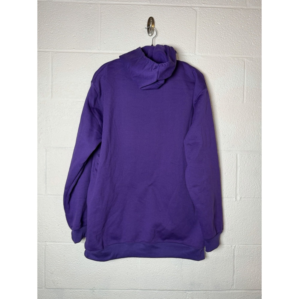 Funny Rooster Hoodie Sweatshirt Purple XXL Don't Be A Sucker Graphic Pullover - Picture 2 of 6